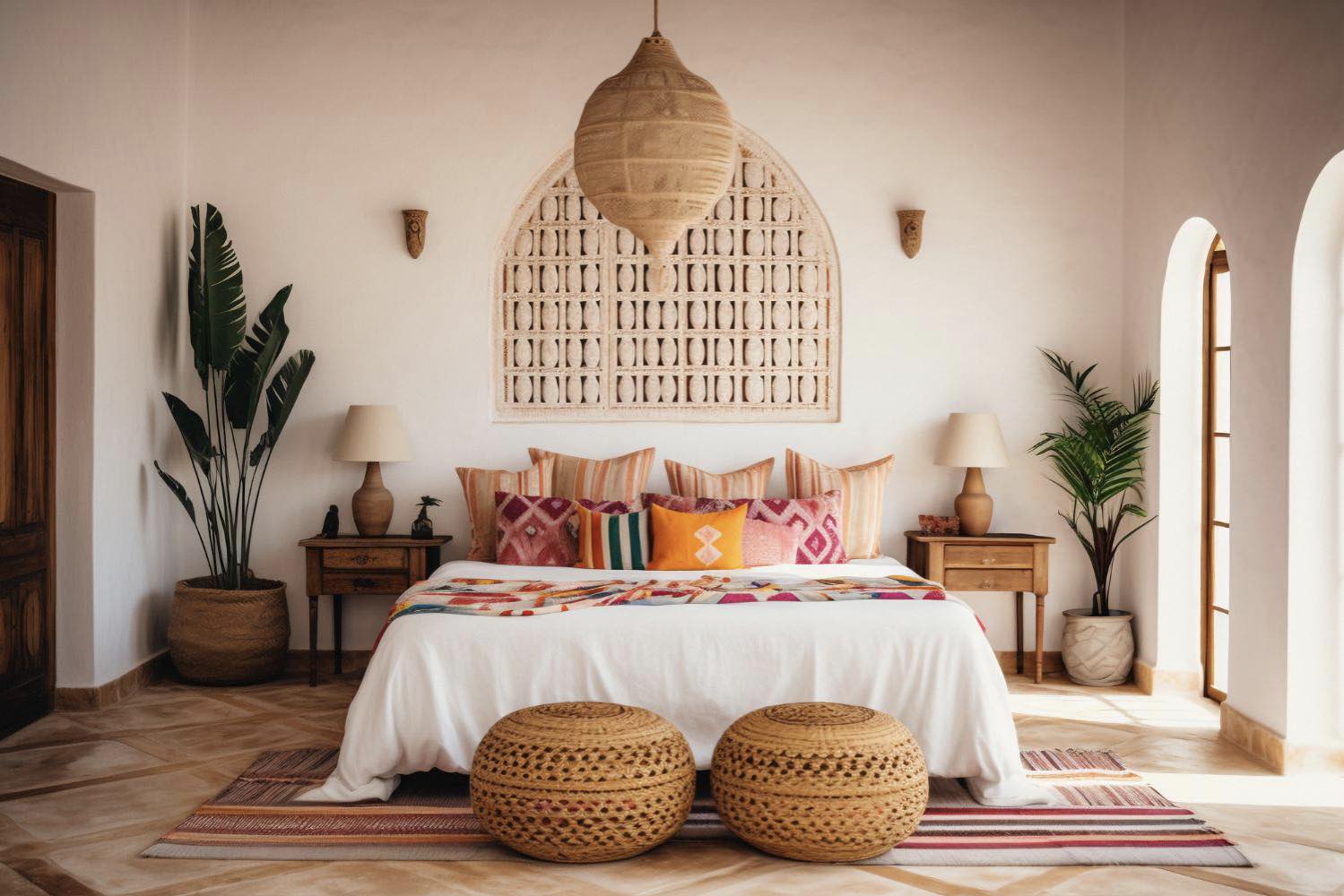 Best Way to Decor Boho Style Bedroom with Wool Rugs - Alvinology