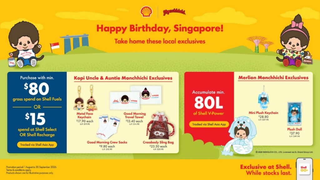 How to Collect'em All: Grab Your Singapore Inspired Monchhichi Collectibles At Shell Stations Islandwide - Alvinology