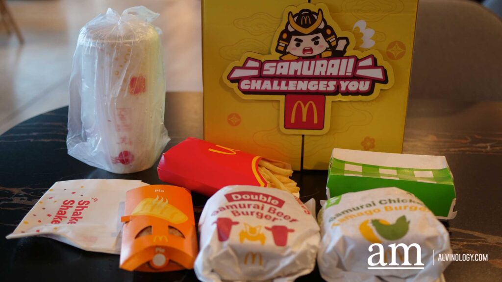 McDonald's Singapore Brings Back Samurai Burger With Wild Japanese Game Show at Bugis Junction - Alvinology