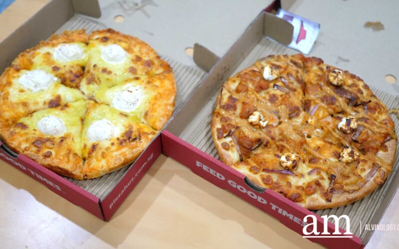 Pizza Hut Brings Back Cheesy 7 Durian for SG61 and Launches New Cheesy 7 Otah Laksa Pizza - Alvinology