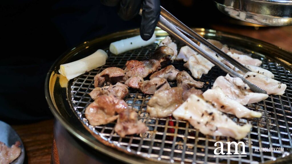 [Review] Song Gye Ok Singapore Serves Korean BBQ with a Different Kind of Chicken Experience, Featuring Hearts, Gizzards and Neck Fillets - Alvinology
