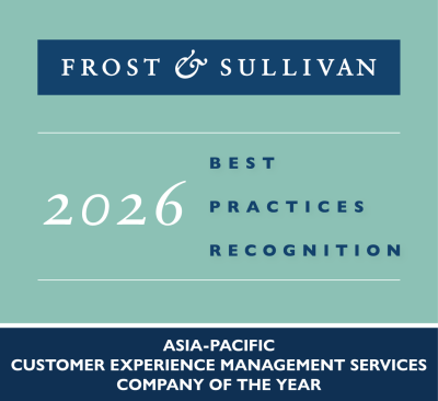 TP named Frost & Sullivan's 2026 Asia-Pacific Company of the Year in Customer Experience Management Services - Alvinology