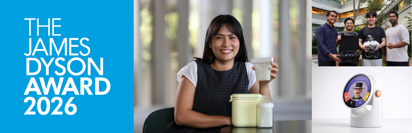 Singapore Young Inventors Tackle Breastfeeding, Coral Reef and Accessibility Challenges in James Dyson Award 2026 - Alvinology