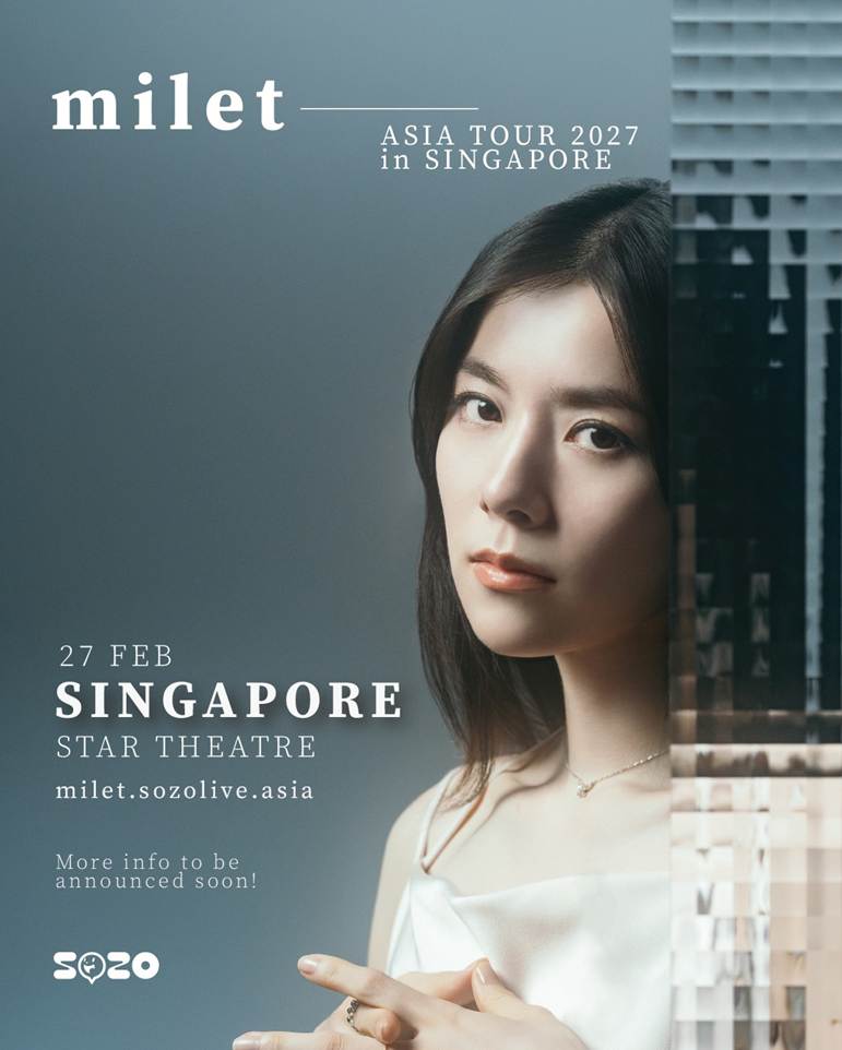 milet to Make Singapore Concert Debut in February 2027 - Alvinology