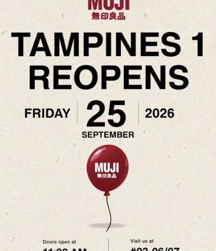 MUJI Tampines 1 Reopens on 25 September with Refreshed Layout and Opening Specials - Alvinology