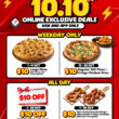 Pizza Hut Singapore Serves Up $10 Deals and $10 Off for 10.10 - Alvinology