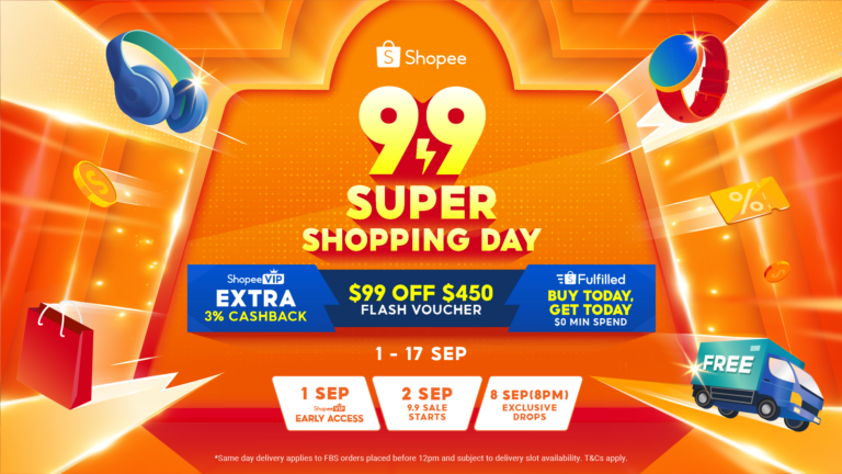 Shopee 9.9 Super Shopping Day Brings S$9 Deals, Same Day Delivery and Concert Ticket Giveaways - Alvinology