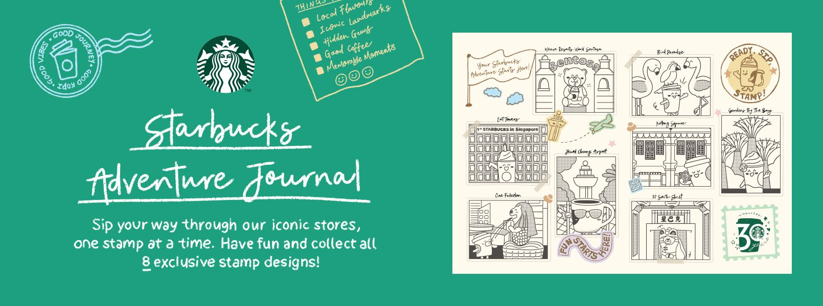 Sip, Stamp and Explore: Starbucks Singapore Turns Coffee Runs Into a Citywide Adventure - Alvinology