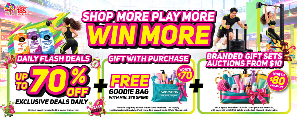 Watsons Get Active Returns to Suntec City With Fitness Challenges, Deals and Rewards - Alvinology