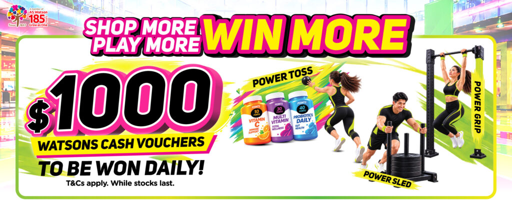 Watsons Get Active Returns to Suntec City With Fitness Challenges, Deals and Rewards - Alvinology
