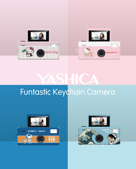 YASHICA Adds Four New Designs to Its FUNtastic Keychain Camera Series - Alvinology