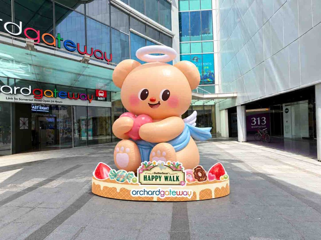 Butterbear takes over orchardgateway for Singapore’s first Butterbear Happy Walk - Alvinology