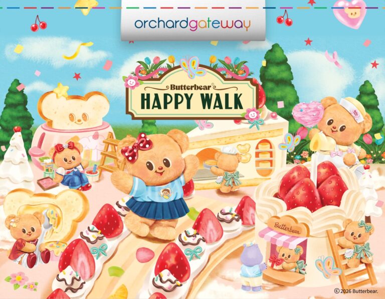 Butterbear takes over orchardgateway for Singapore’s first Butterbear Happy Walk - Alvinology