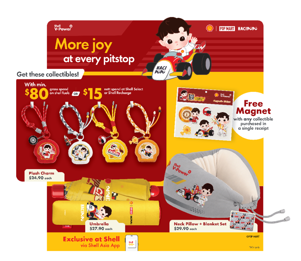 Shell Singapore and POP MART Bring HACIPUPU to Life With Little Racer Grand Prix Adventure - Alvinology