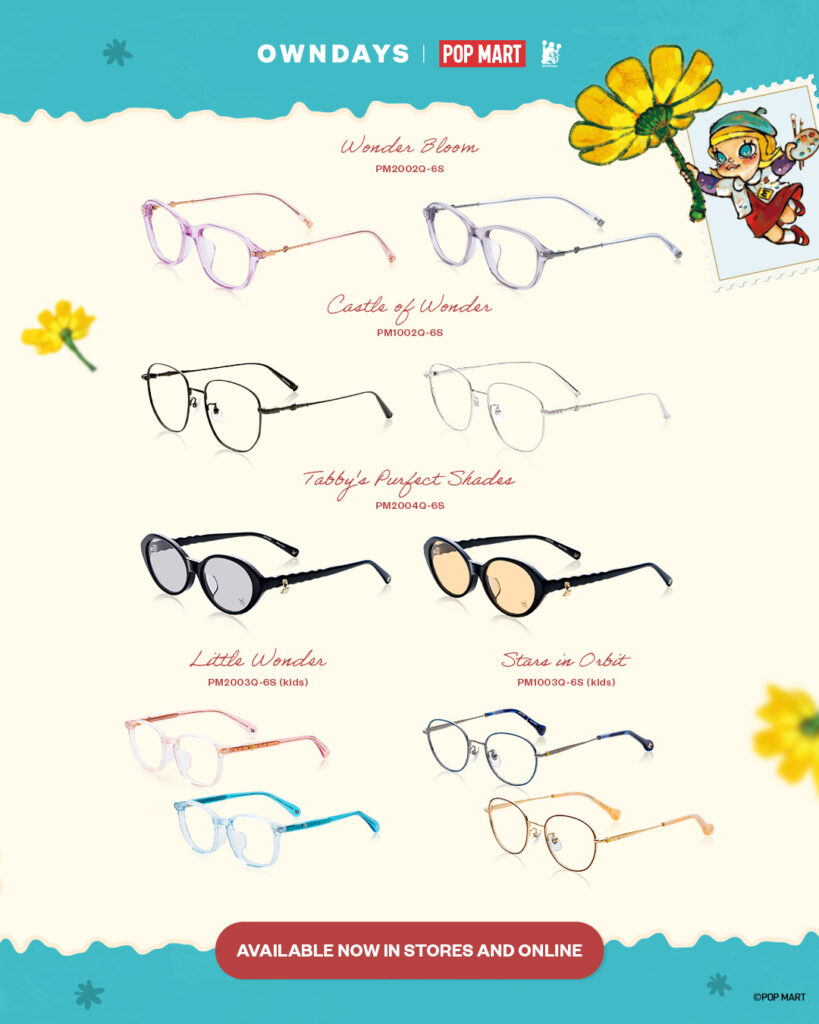 OWNDAYS and POP MART Launch MOLLY 20th Anniversary Eyewear Collection in Singapore on 21 October OWNDAYS and POP MART Launch MOLLY 20th Anniversary Eyewear Collection in Singapore on 21 October - Alvinology