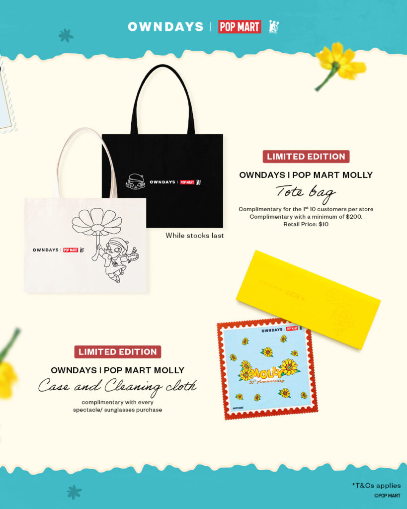 OWNDAYS and POP MART Launch MOLLY 20th Anniversary Eyewear Collection in Singapore on 21 October OWNDAYS and POP MART Launch MOLLY 20th Anniversary Eyewear Collection in Singapore on 21 October - Alvinology