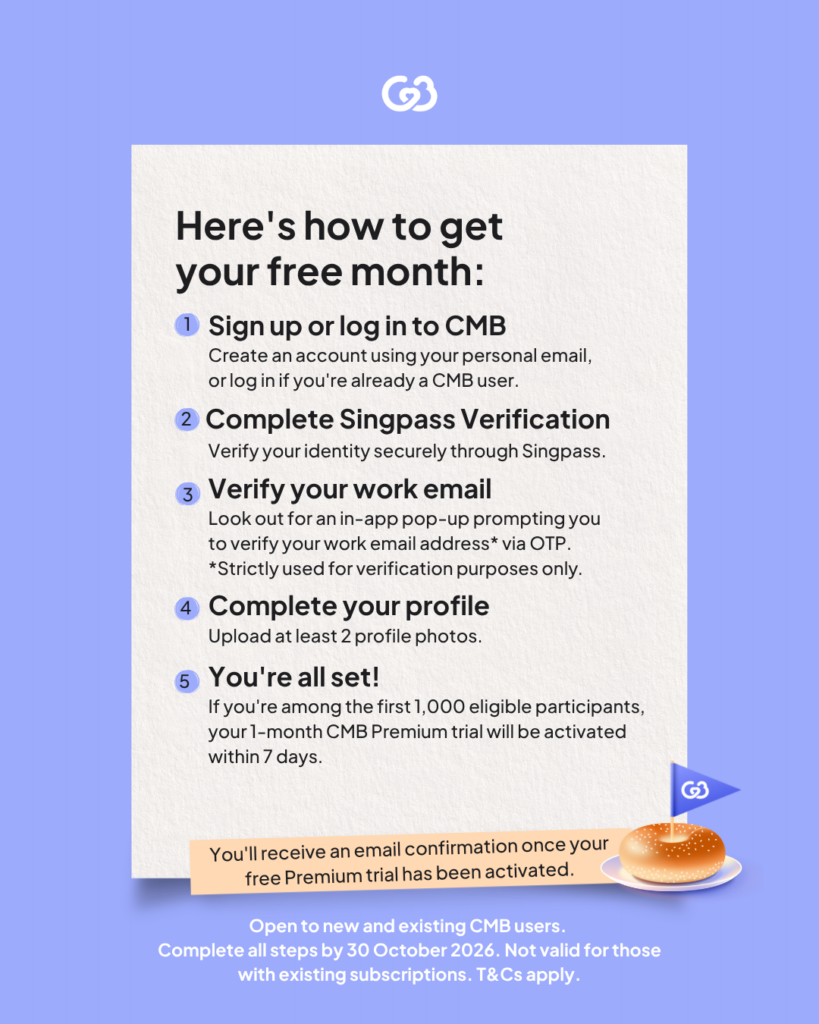 Coffee Meets Bagel Offers One Month of Free Premium to 1,000 Singapore Public Sector Employees Coffee Meets Bagel Offers One Month of Free Premium to 1,000 Singapore Public Sector Employees - Alvinology