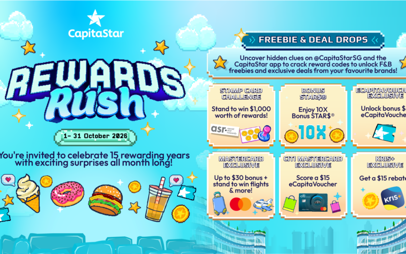CapitaStar Turns 15 with Month-Long October Rewards and New Kris+ Integration - Alvinology