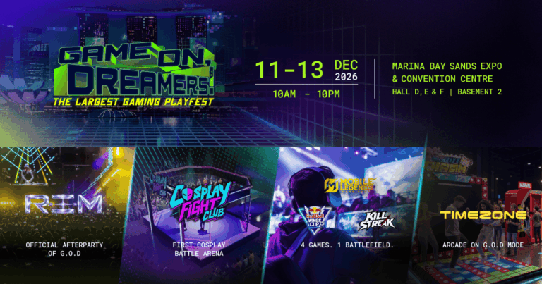 Game On, Dreamers! Expands Singapore Playfest Lineup with International DJs, Esports Tournaments and Cosplay Battles - Alvinology