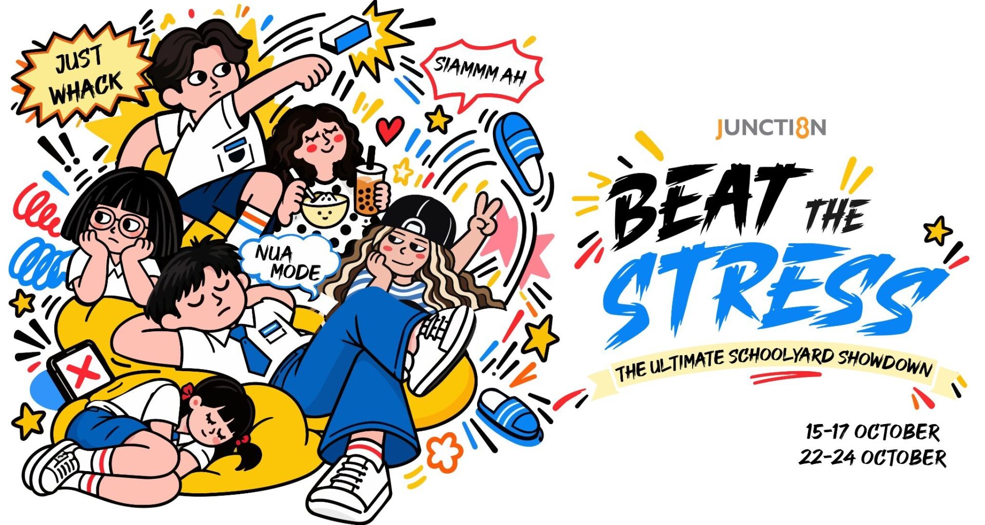 Junction 8 Brings Viral Schoolyard Games to Singapore with Free “Beat the Stress” Challenge - Alvinology