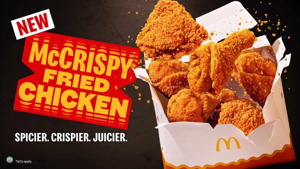 McDonald’s Singapore Launches New McCrispy Fried Chicken Recipe with More Crunch and a Spicier Kick - Alvinology