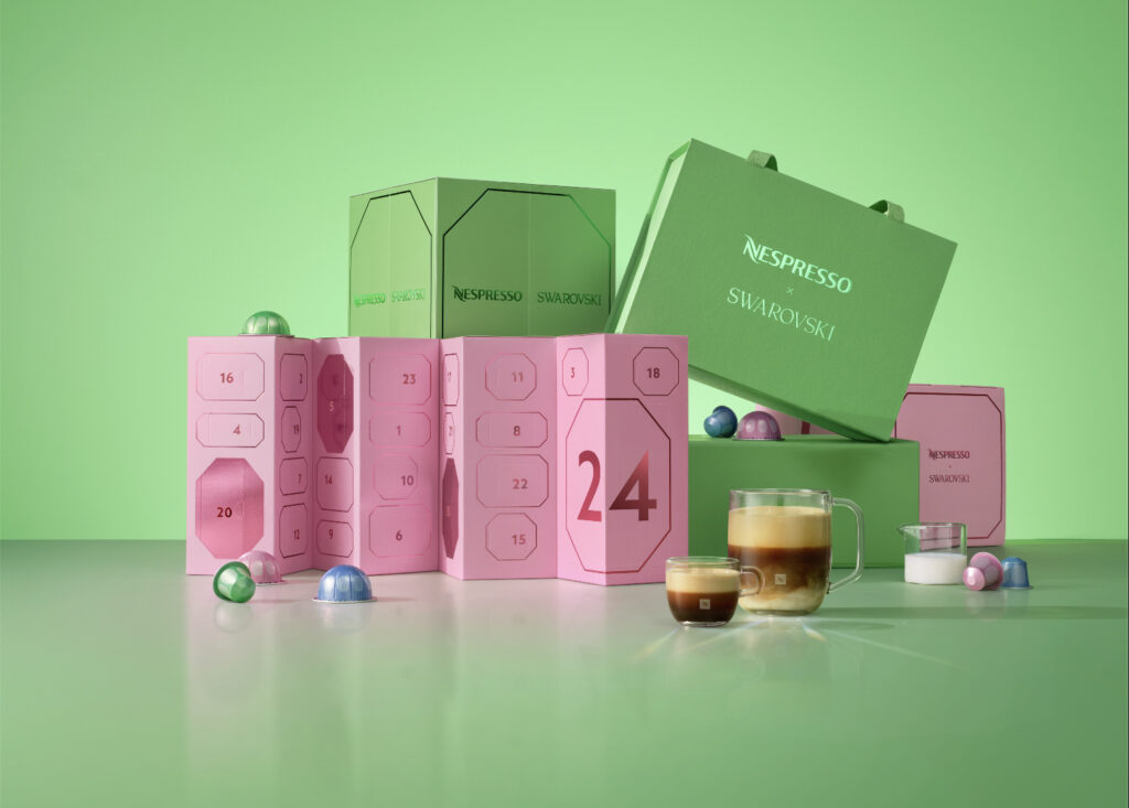 Nespresso Teams Up with Swarovski for Festive Coffee Collection, Crystal Ornaments and Limited-Edition Accessories - Alvinology