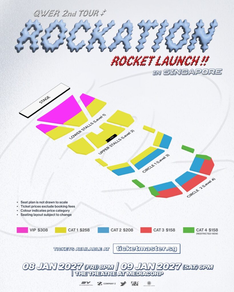 QWER to Return to Singapore in January 2027 for Two Nights of ROCKATION: ROCKET LAUNCH!! - Alvinology