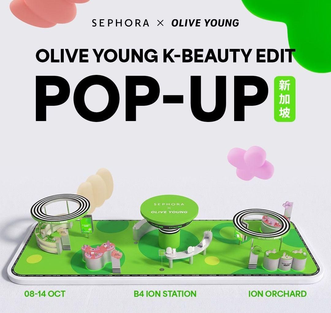 OLIVE YOUNG Brings K-Beauty Edit Pop-Up to ION Orchard with Sephora Singapore - Alvinology