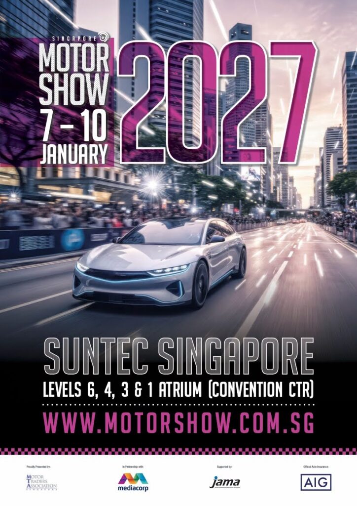 Singapore Motorshow 2027 Returns for 20th Edition with 38 Automotive Brands and Electric Car Lucky Draw - Alvinology