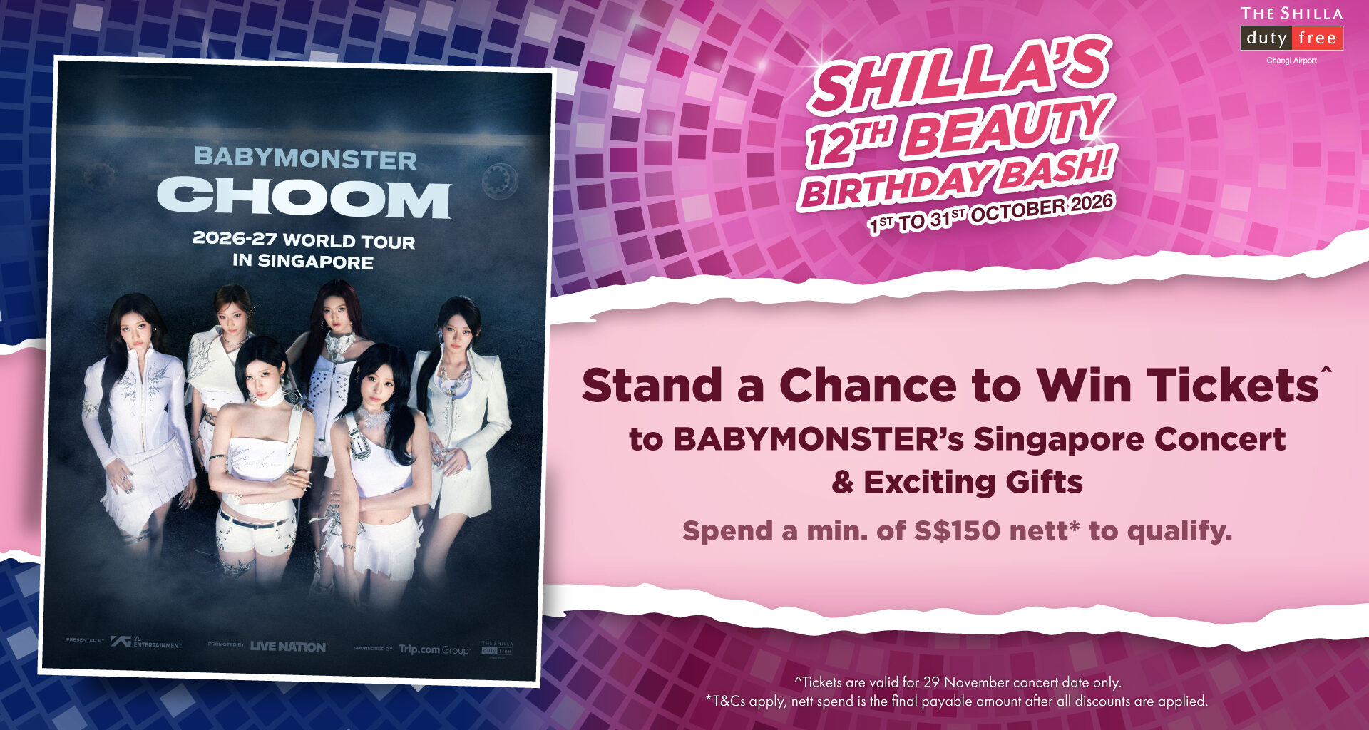 Shilla Duty Free Marks 12th Changi Airport Anniversary with BABYMONSTER Concert Ticket Giveaway - Alvinology