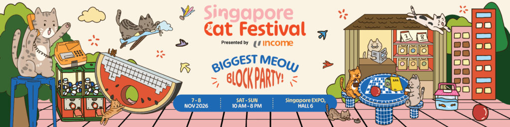 Singapore Cat Festival Returns to Singapore EXPO on 7 and 8 November with Giant Cat Installations and Adoption Drives - Alvinology
