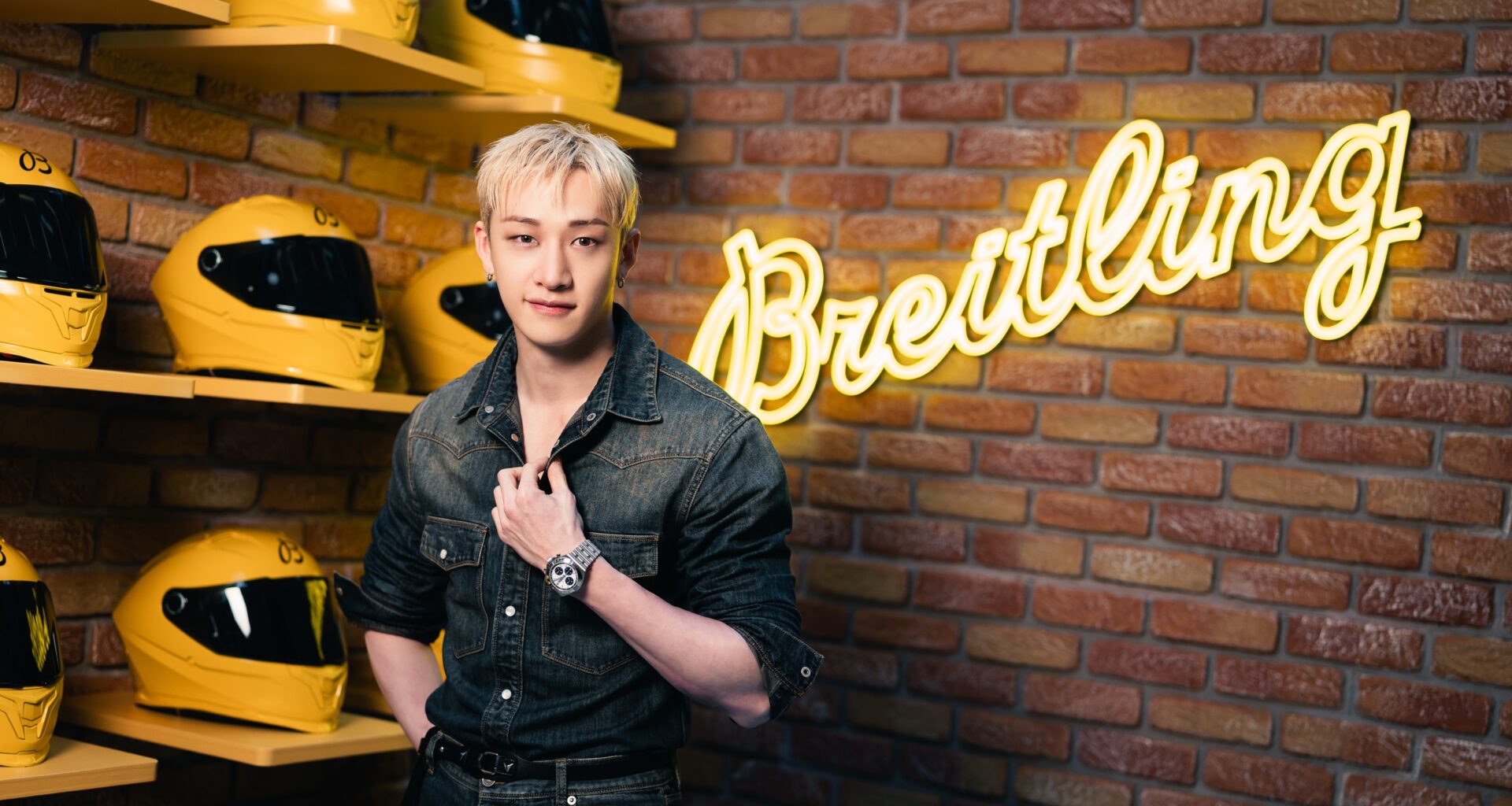 Stray Kids’ Bang Chan Meets Fans at Breitling’s F1 Pop-Up at Raffles City Singapore - Alvinology