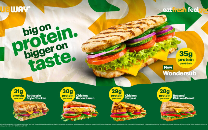 Subway Singapore Launches Protein Packed Wondersub with October Flavour Chase - Alvinology