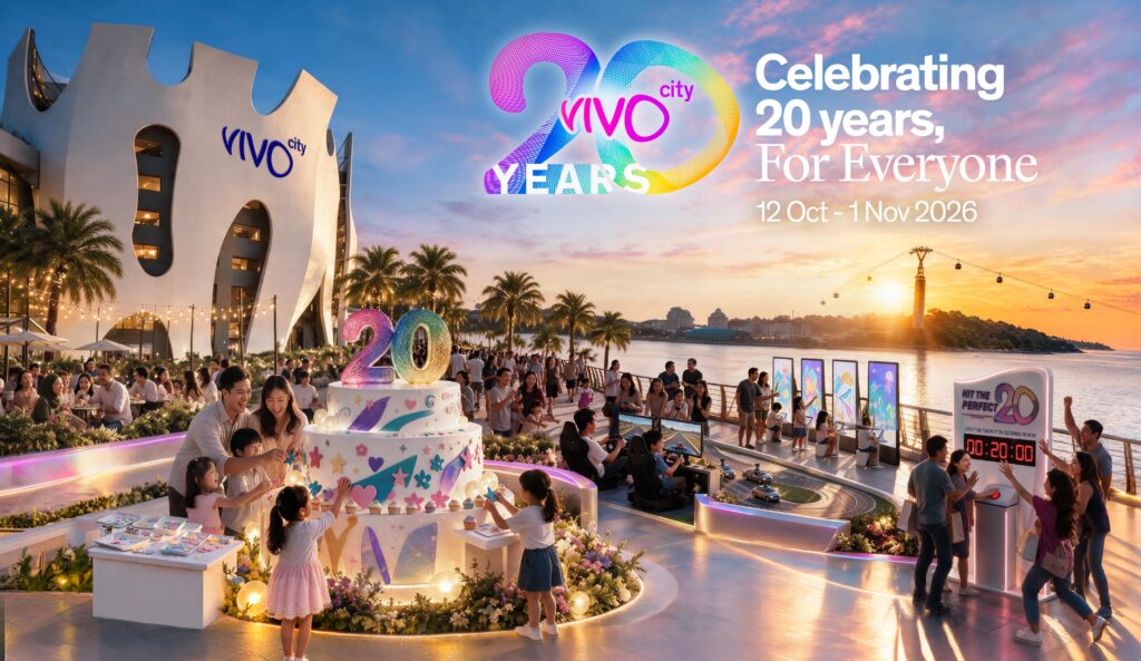 VivoCity Turns 20 with a Birthday Bash of Games, Rewards and Limited-Time Deals - Alvinology