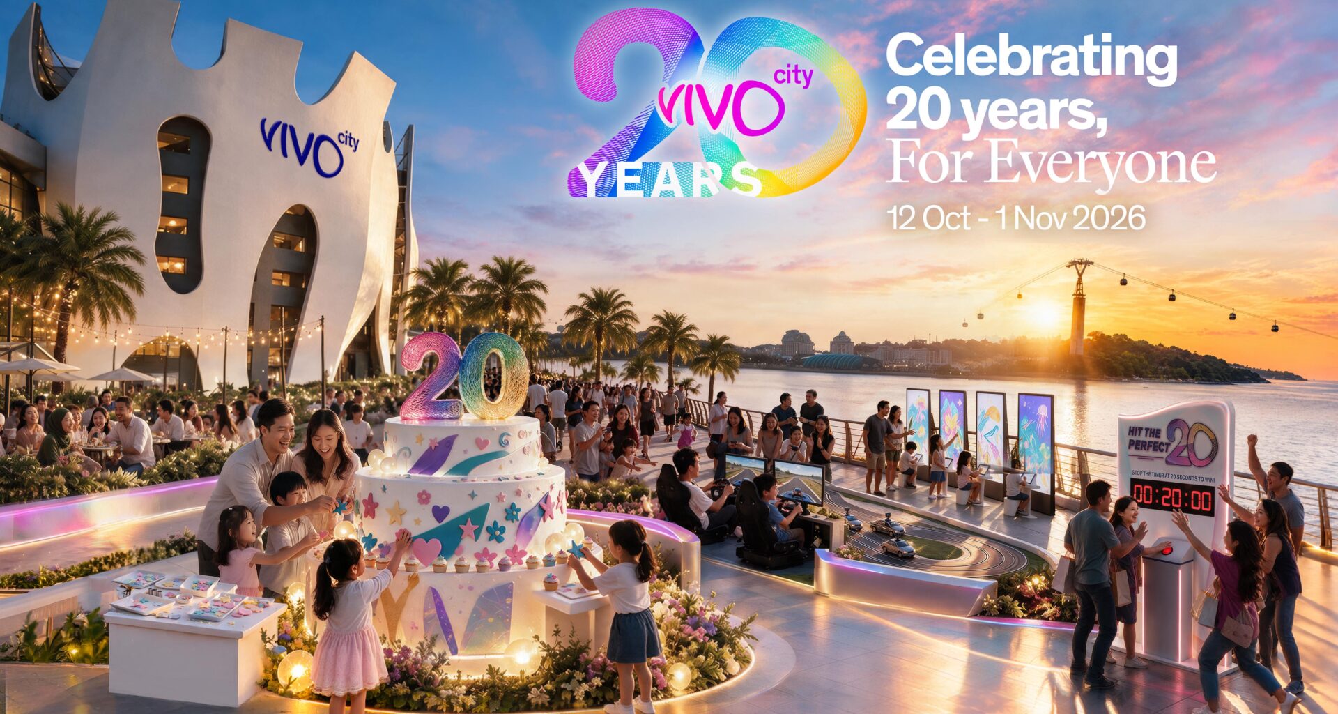 VivoCity Turns 20 with a Birthday Bash of Games, Rewards and Limited-Time Deals - Alvinology