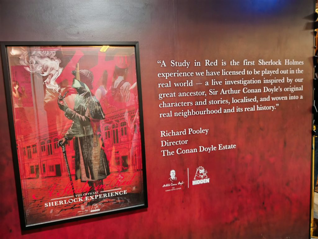 [Game Review] A Study in Red: The Official Sherlock Experience - This Sherlock Holmes mystery turns Bugis into one giant crime scene - Alvinology
