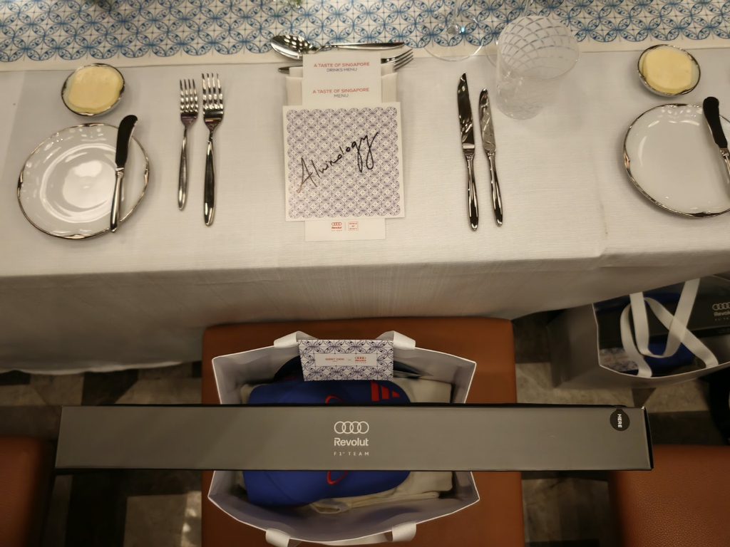 A Taste of Singapore: Inside Audi Revolut F1 Team’s Race Week Dinner at Andaz Singapore - Alvinology