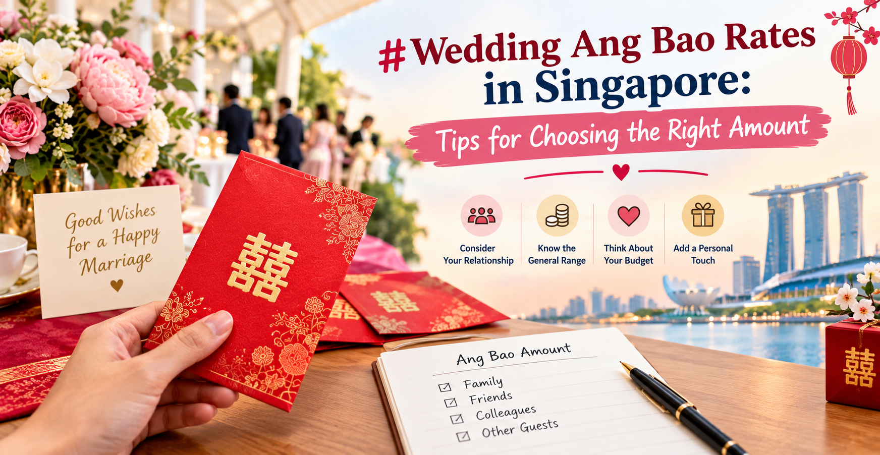 Wedding Ang Bao Rates in Singapore: Tips for Choosing the Right Amount - Alvinology