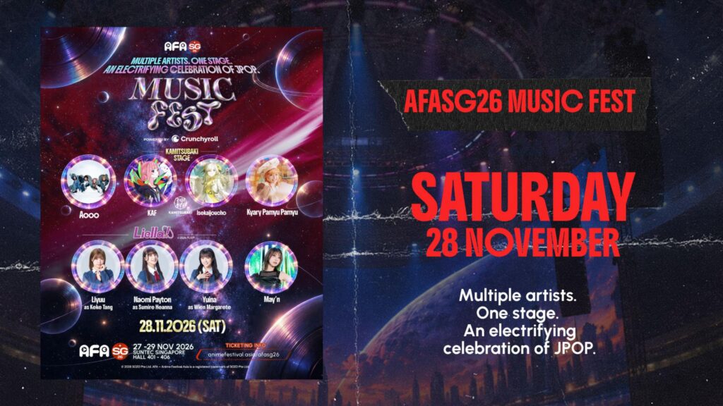 Anime Festival Asia Singapore 2026 Returns in November with YOASOBI Showcase, Hatsune Miku and Japanese Music Stars - Alvinology