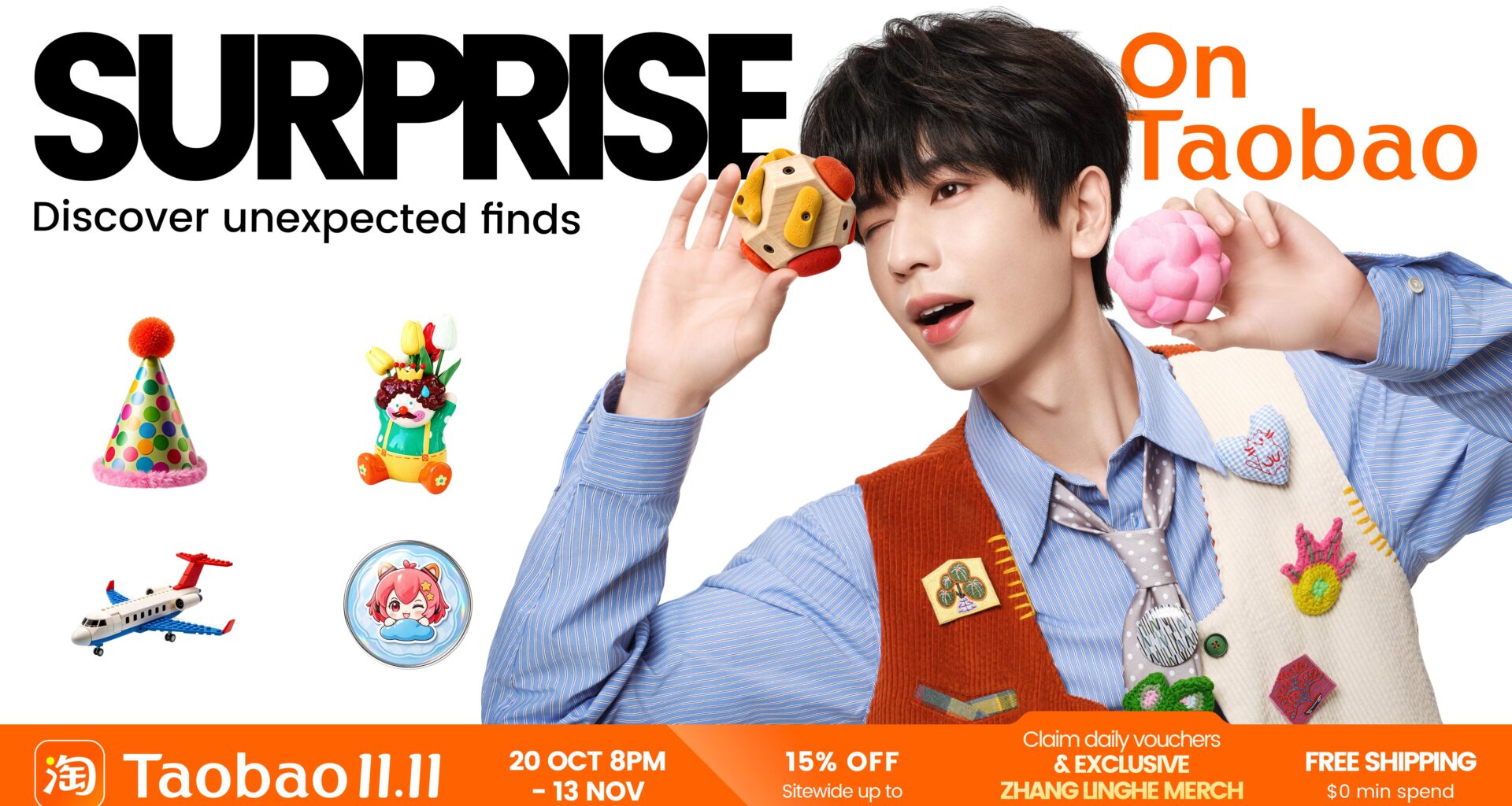 Zhang Linghe Teams Up With Taobao for Global 11.11 Sale With Exclusive Rewards and Fan Events in Singapore - Alvinology